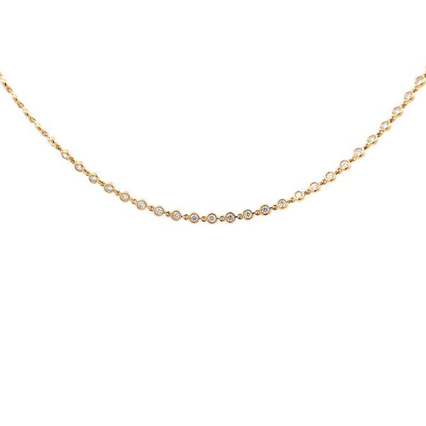 Yellow Gold and Diamond Necklace
