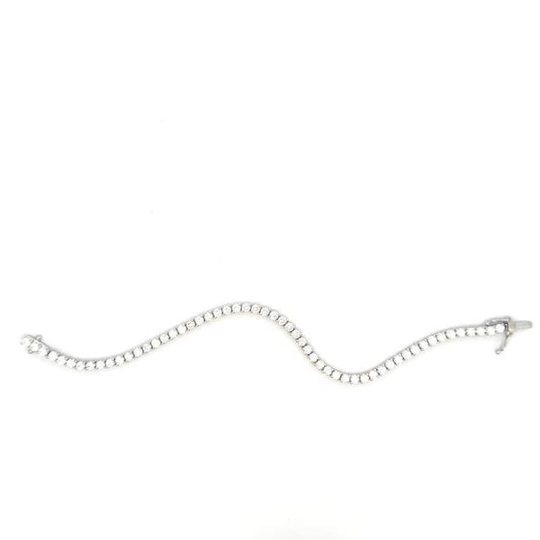 Round Brilliant Diamond Tennis Bracelet