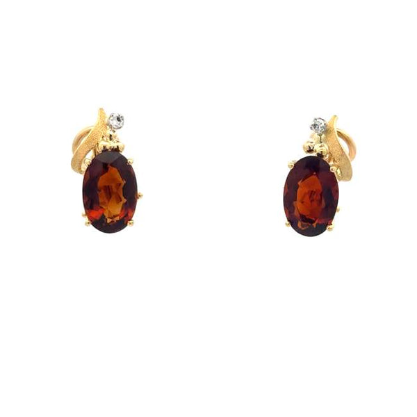 H. Stern Citrine and Diamond Earrings