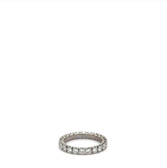 Cartier Round Brilliant Diamond Eternity Band Provident Jewelery
