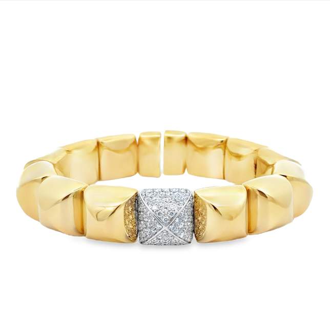 Platini Diamond Pyramid Cuff