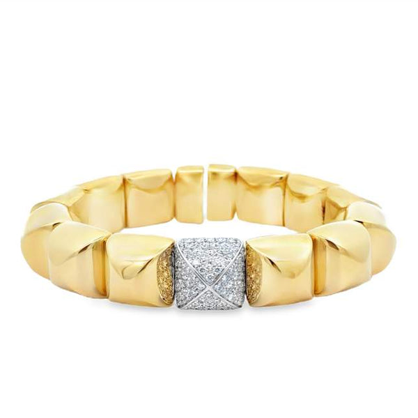 Platini Diamond Pyramid Cuff