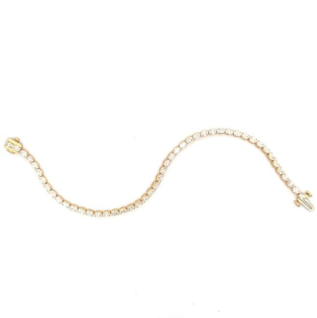 Oval Cut Diamond Tennis Bracelet