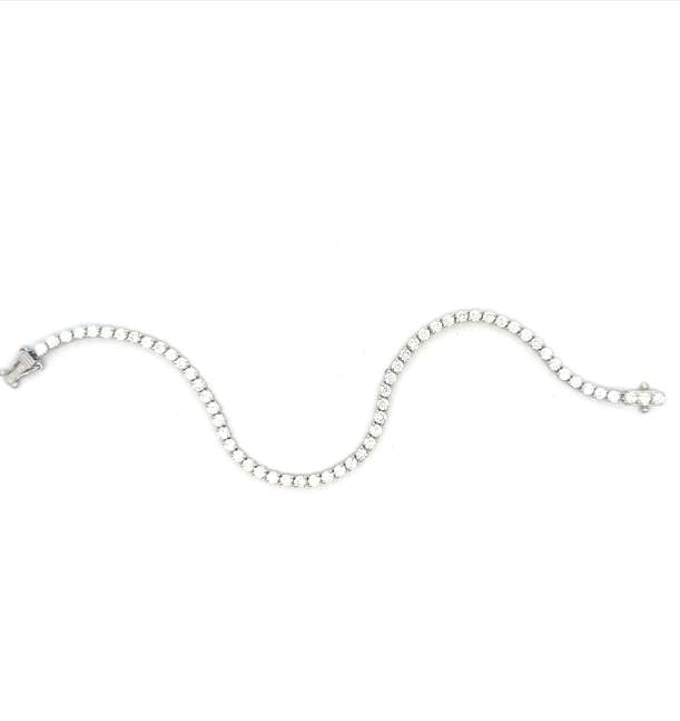 Round Brilliant Diamond Tennis Bracelet