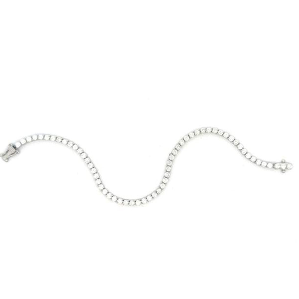 Round Brilliant Diamond Tennis Bracelet