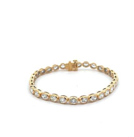Oval Cut Diamond Tennis Bracelet