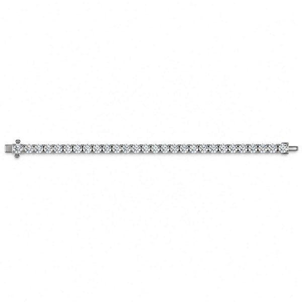 Platinum Diamond Tennis Bracelet - 4.74 Carats