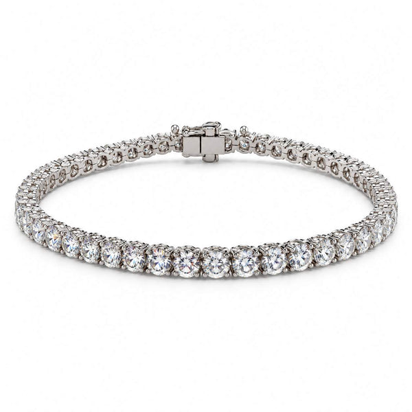 Platinum Diamond Tennis Bracelet - 4.74 Carats