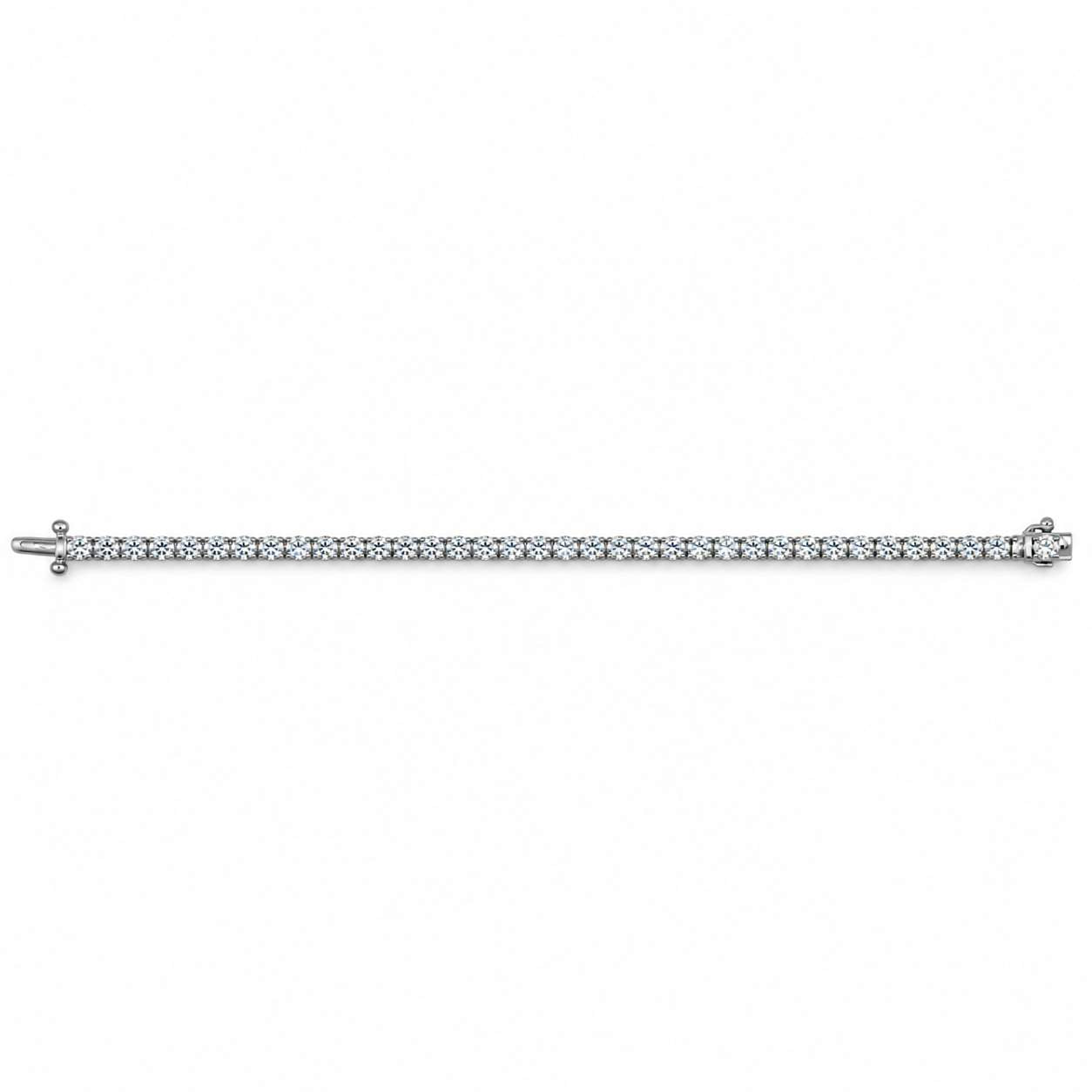 Platinum Diamond Tennis Bracelet - 5.50 Carats