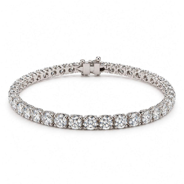 Platinum Diamond Tennis Bracelet - 8.99CTS