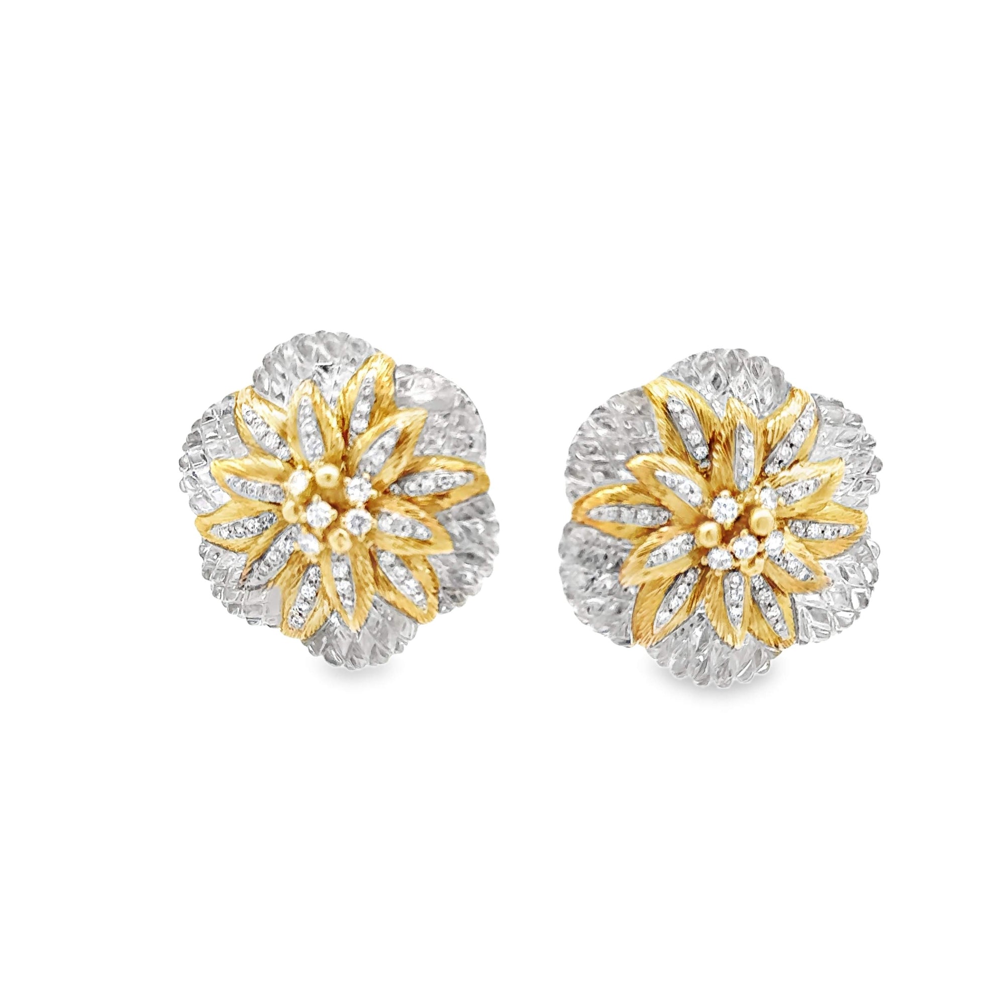 Diamond and Crystal Sabbadini Earrings