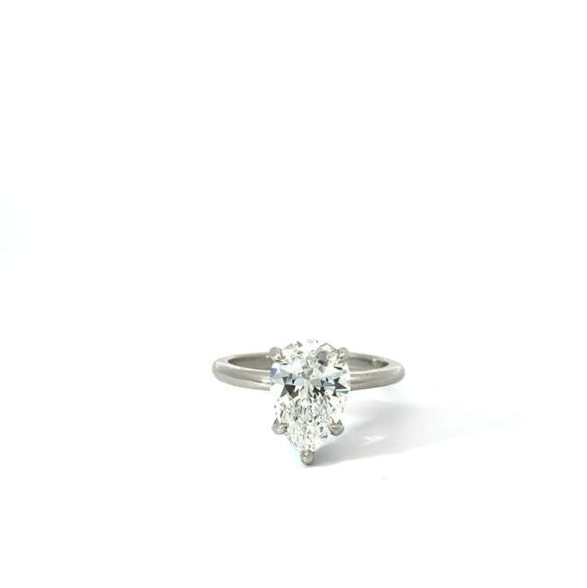Pear Cut Diamond Engagement Ring