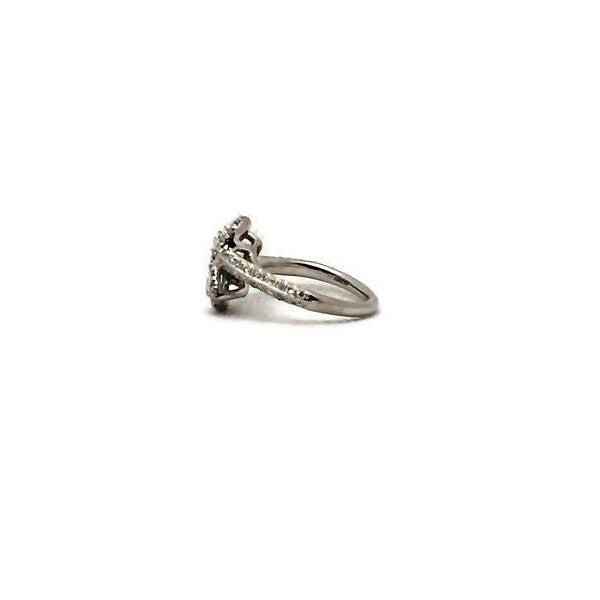 Diamond Bypass Ring