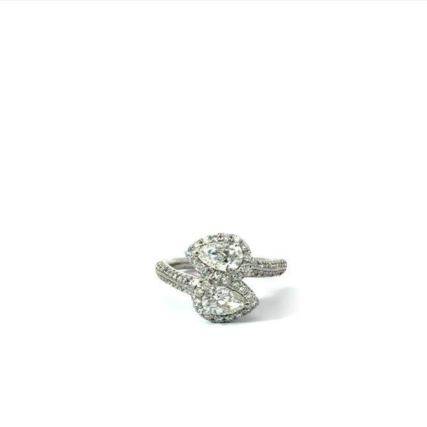 Diamond Bypass Ring