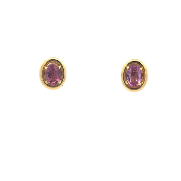 Pink Tourmaline Earrings