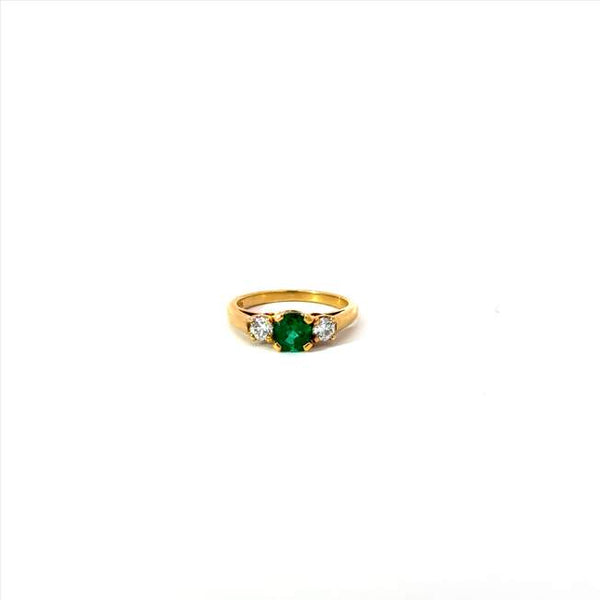 Tiffany & Co. Emerald and Diamond Ring