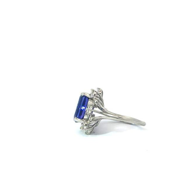 Tanzanite and Diamond Ring
