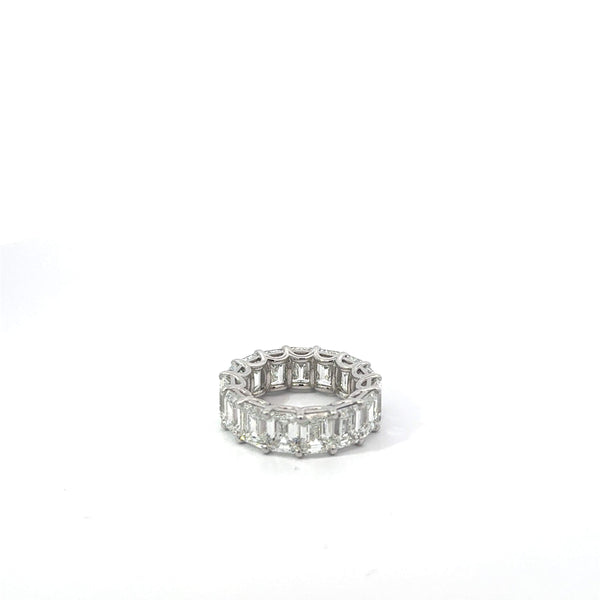 Emerald Cut Diamond Eternity Band