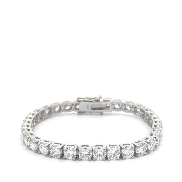 Round Brilliant Diamond Tennis Bracelet