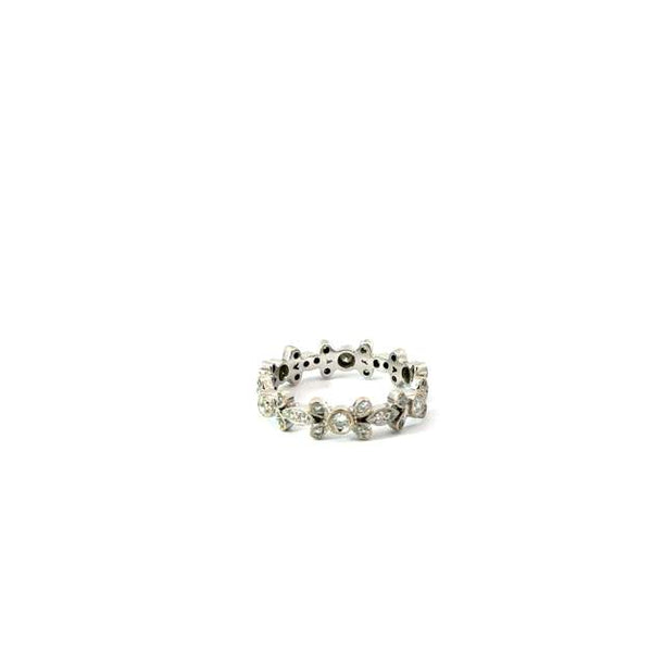Floral Diamond Band