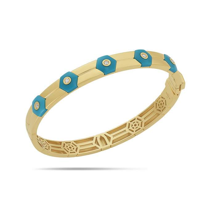 MISENO TURQUOISE BAIA SOMMERSA BANGLE Provident Jewelery