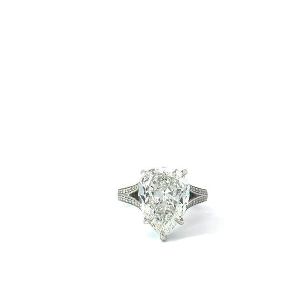 Pear Cut Diamond Engagement Ring