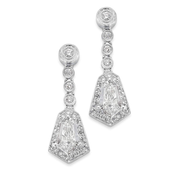 Diamond Kite Earrings