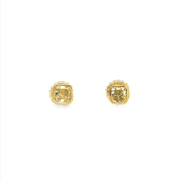 Yellow Diamond Studs Provident Jewelery