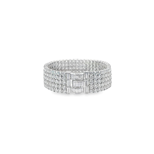 VAN CLEEF & ARPELS DIAMOND RIBBON BRACELET