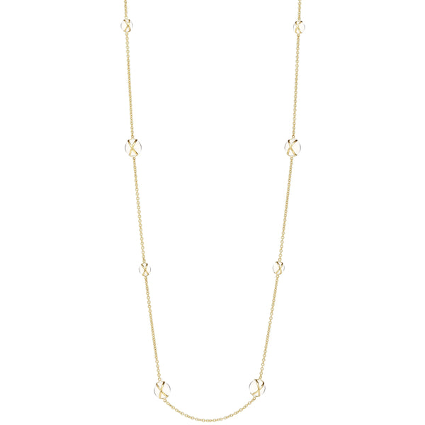 Prisma S/M Crystal Quartz Luxe Chain Necklace- 37