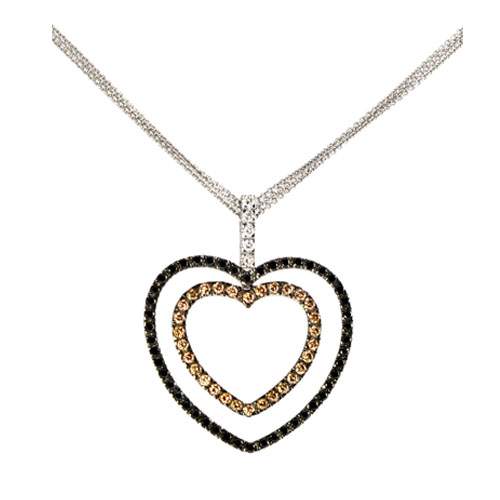 14kt White Gold Diamond Pendant