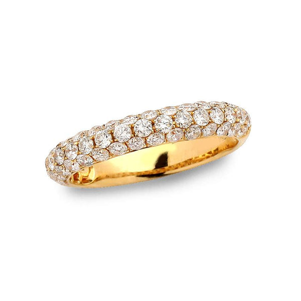 18kt Yellow Gold Diamond Band Provident Jewelery