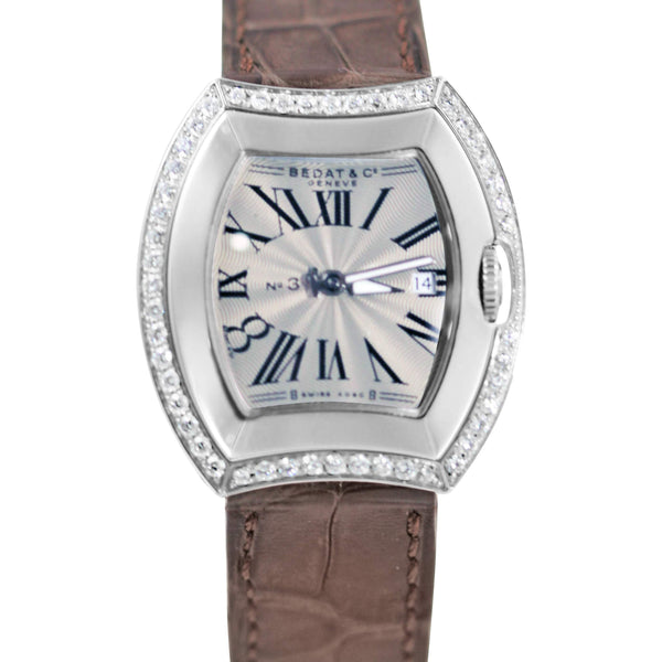 Pre-Owned Ladies Stainless Steel And Diamond Bedat Watch