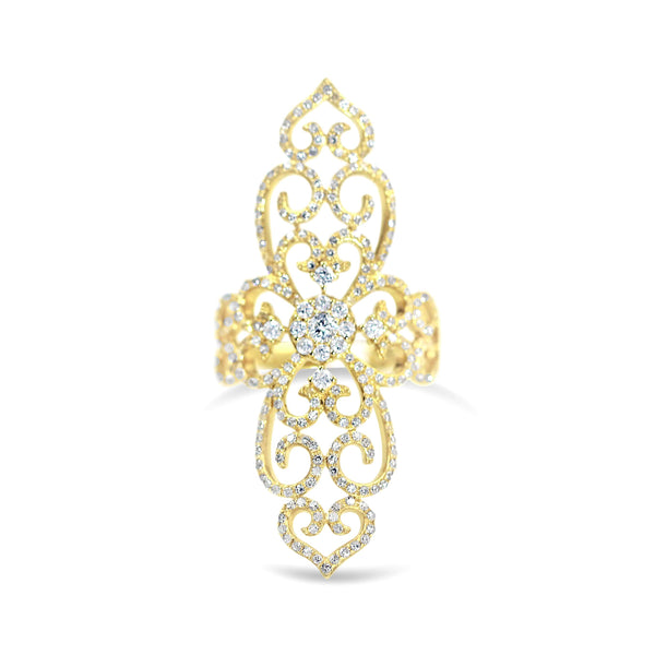18kt Gold Diamond Ring