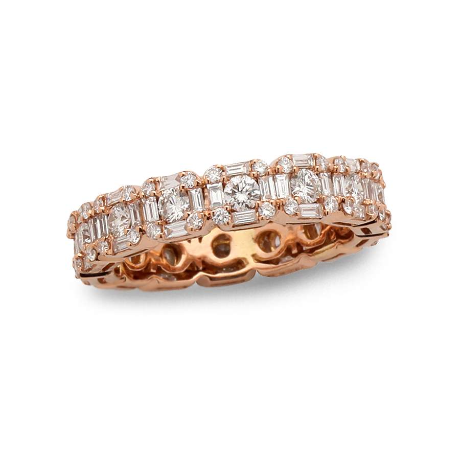 18kt Gold Diamond Wedding Band