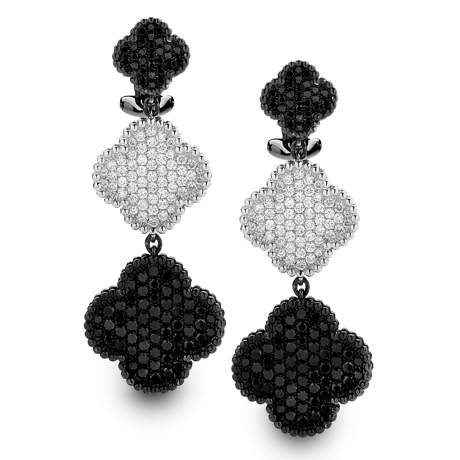 18kt Diamond Dangle Earrings