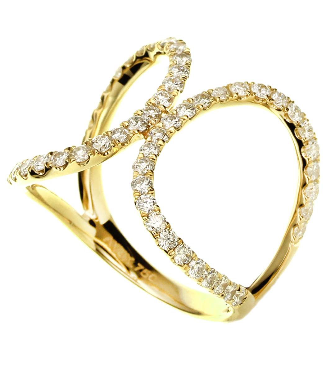 18kt Yellow Gold Diamond Ring