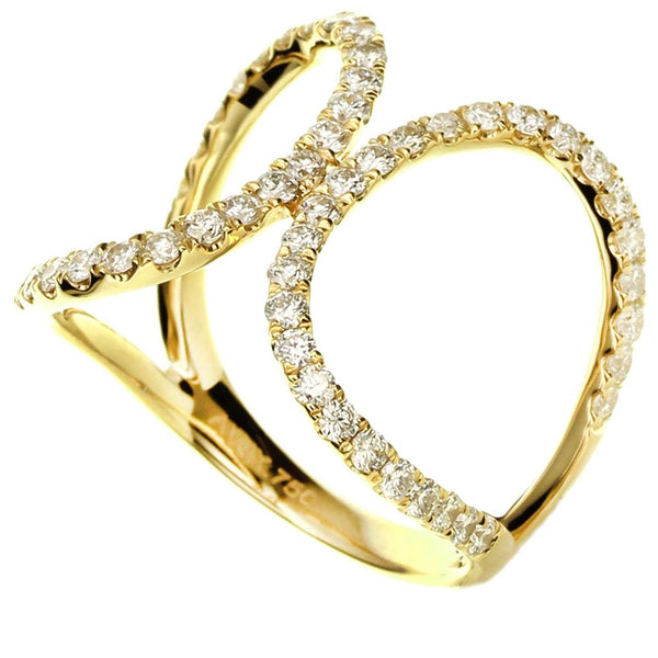 18kt Yellow Gold Diamond Ring