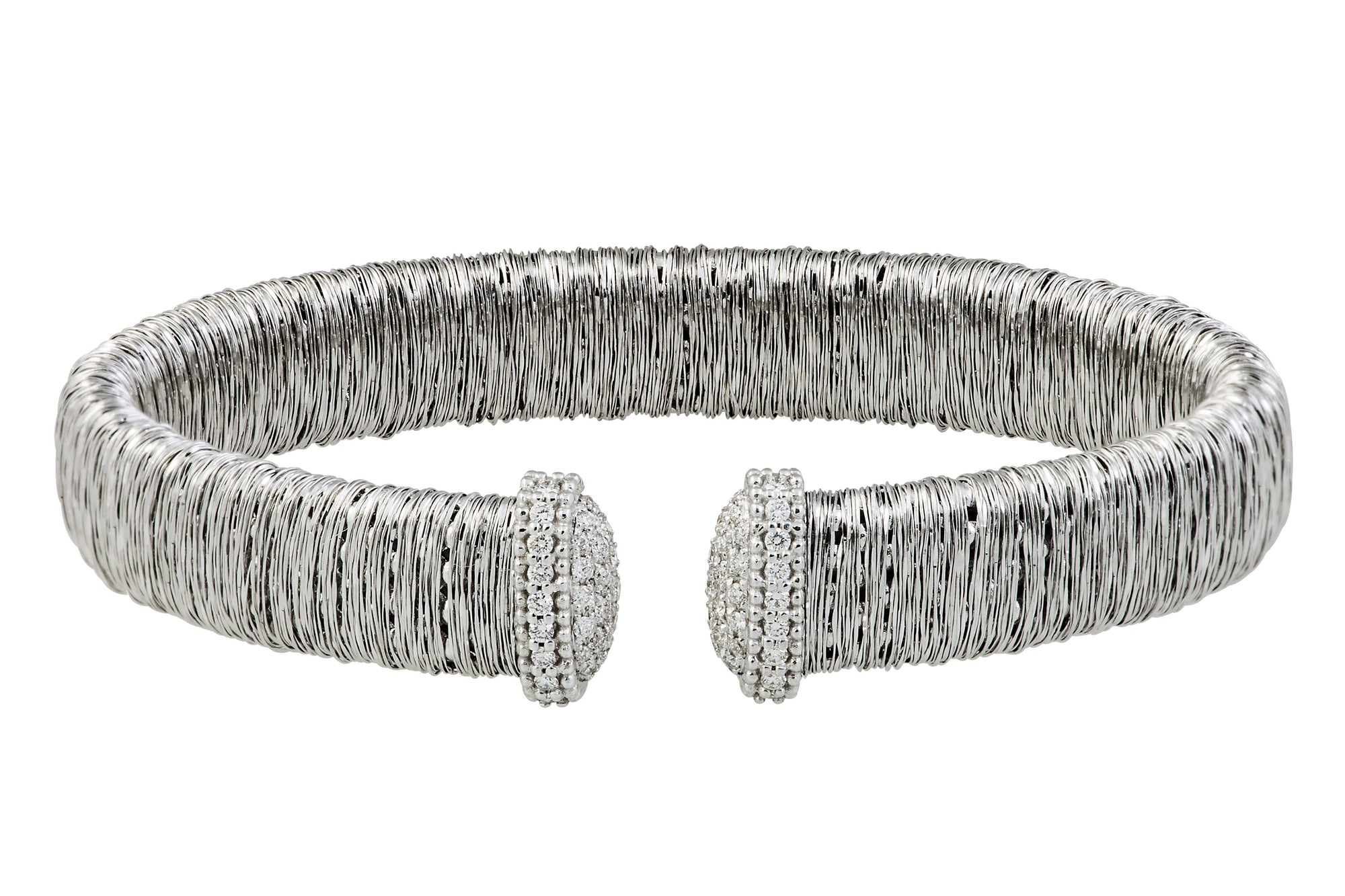 18kt White Gold Diamond Cuff