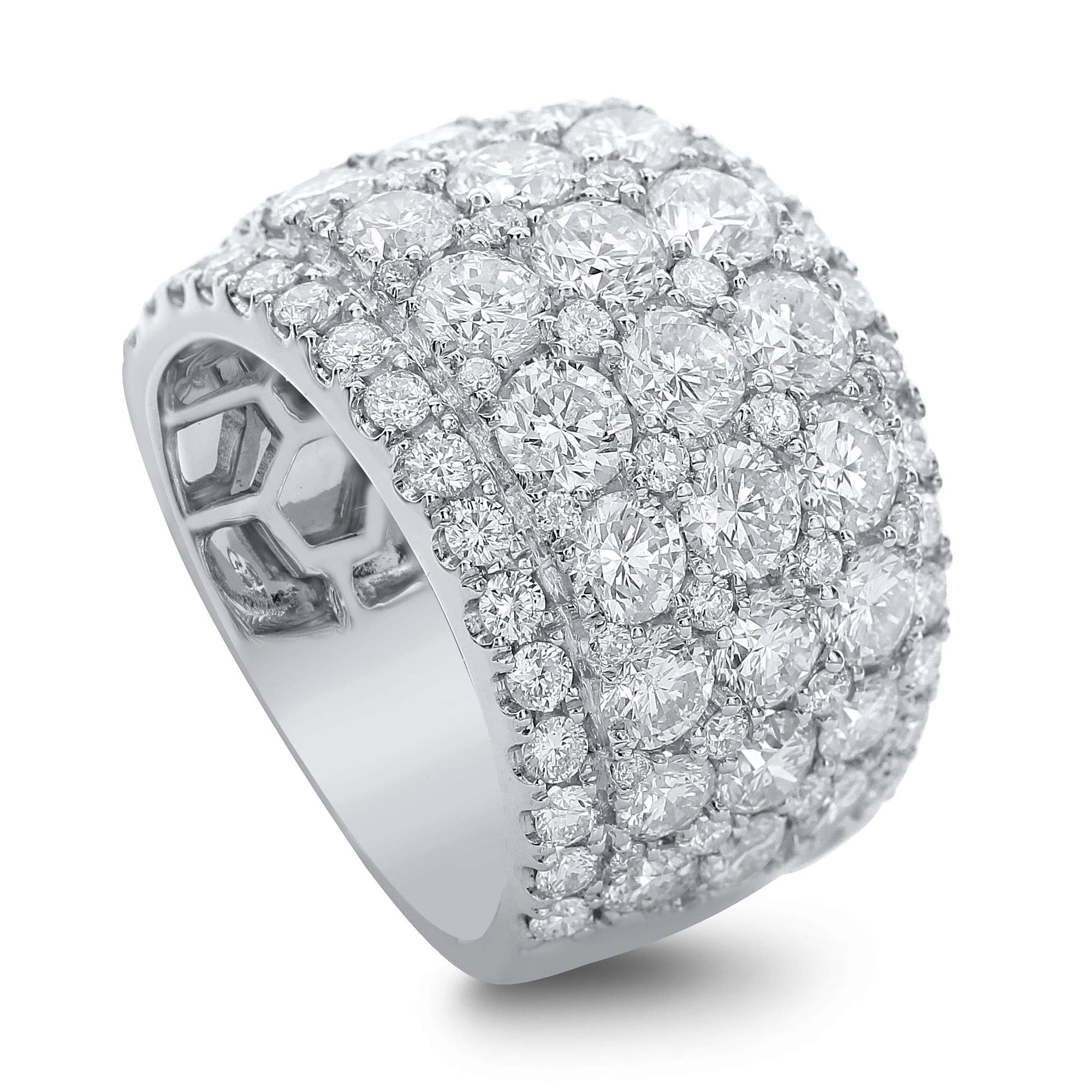 18kt Gold Diamond Band