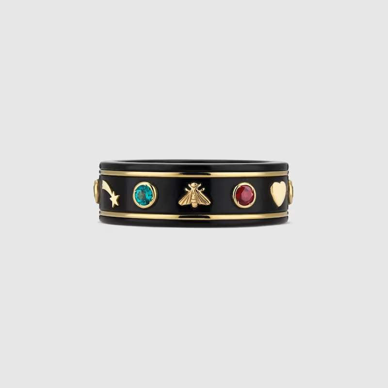 18kt Gold Gucci Icon Ring