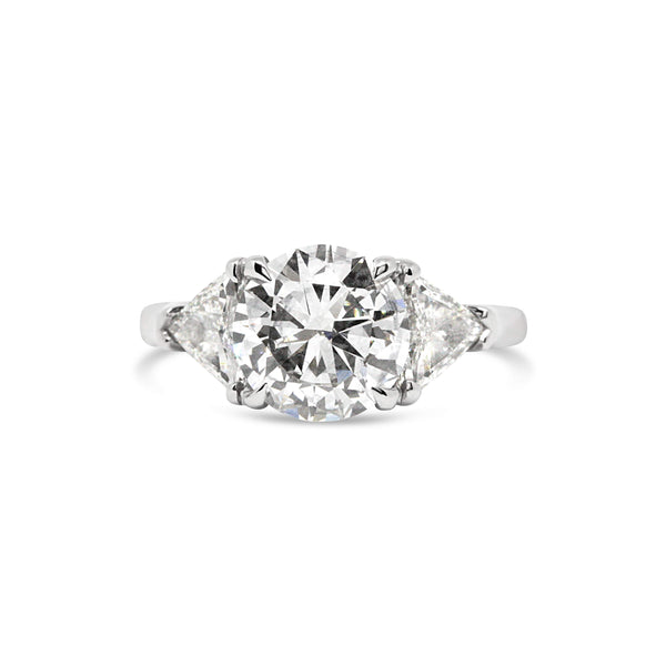 14kt White Gold Diamond Engagement Ring. - Provident Jewelry
