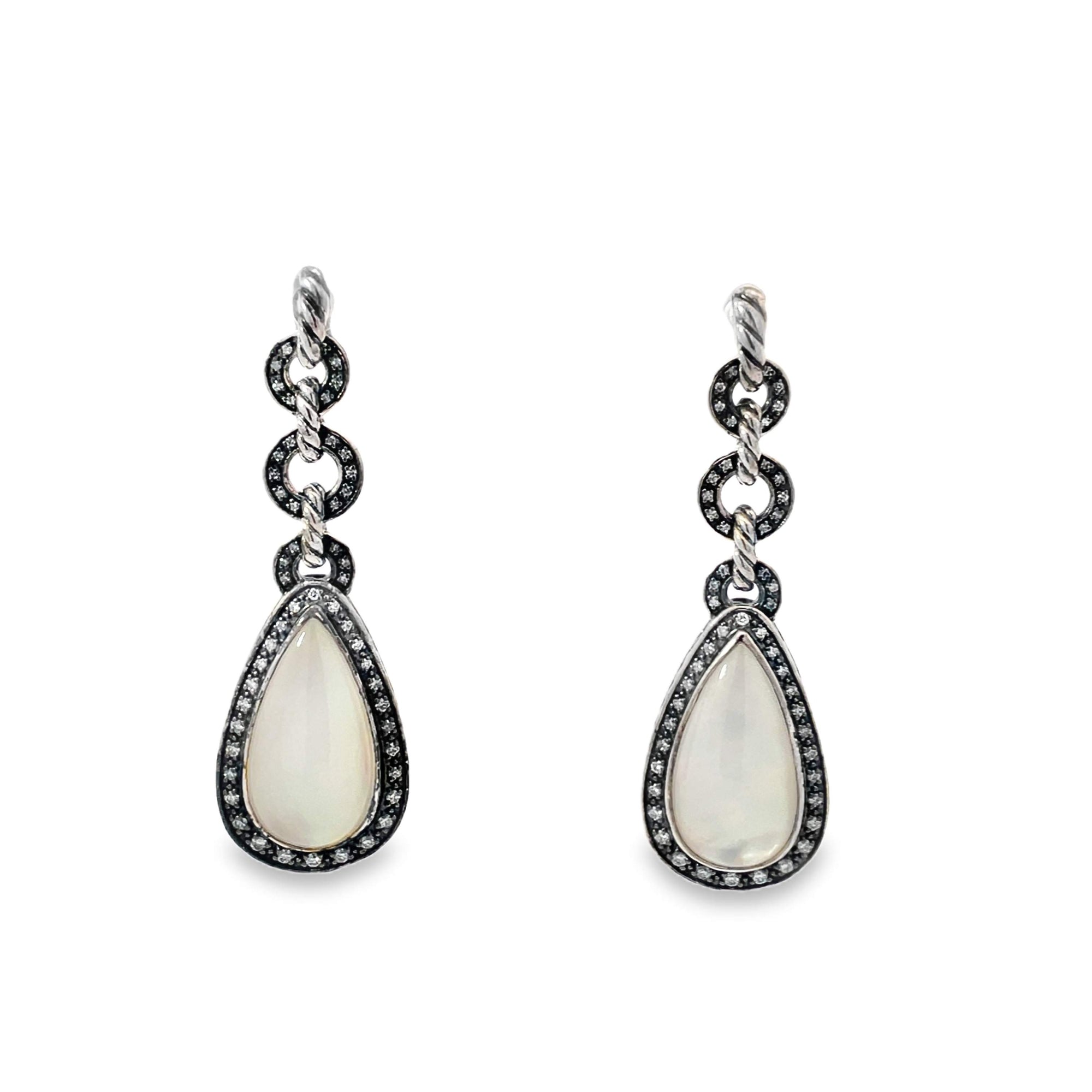 Silver David Yurman Earrings