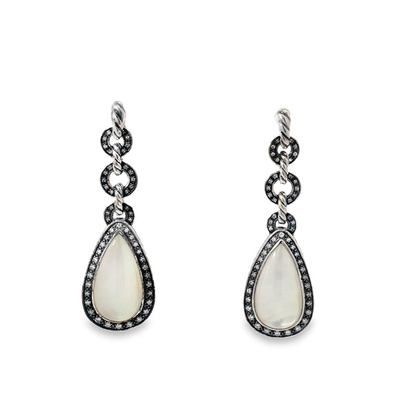 Silver David Yurman Earrings