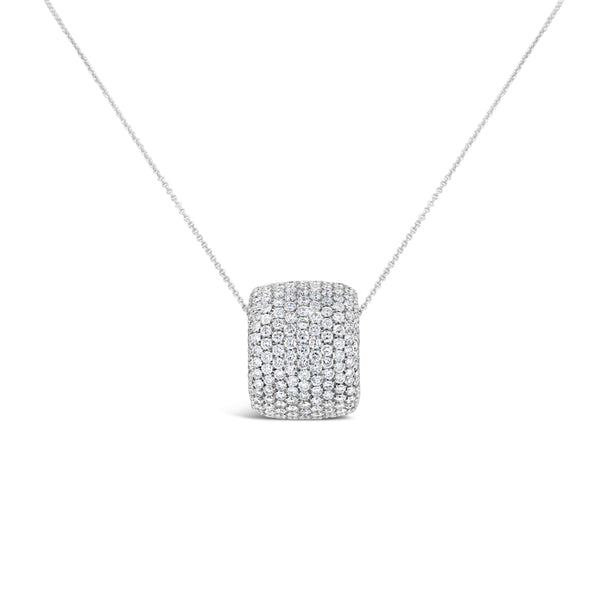 18kt White Gold Diamond Pendant