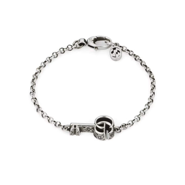 Sterling Silver Gucci Key Bracelet