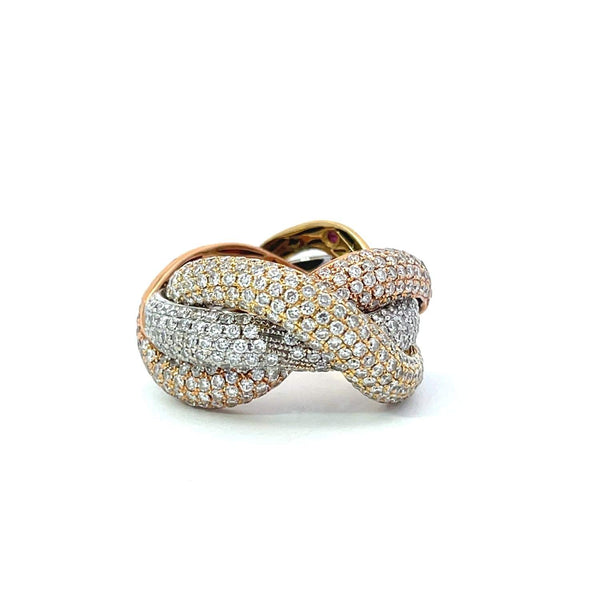 18kt Gold Roberto Coin Diamond Ring