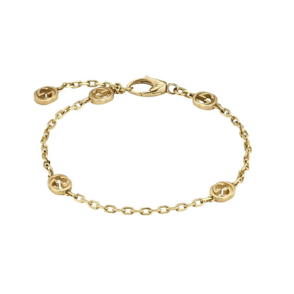 Yellow Gold Gucci Interlocking G Bracelet