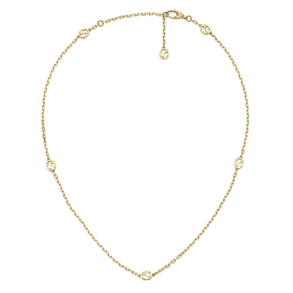 Yellow Gold Gucci Interlocking "G" Necklace