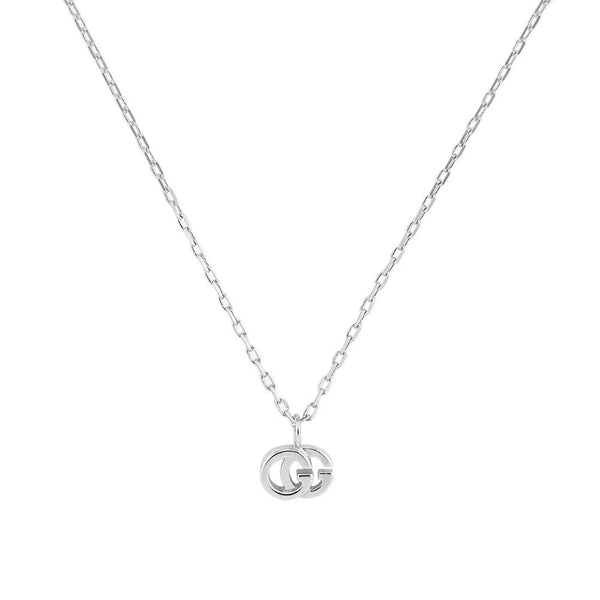 \White Gold Gucci "G" Necklace